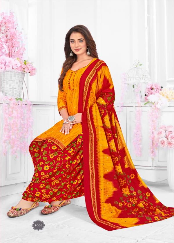 Kesariya Patiyala Vol-1 Cotton Designer Exclusive Dress Material